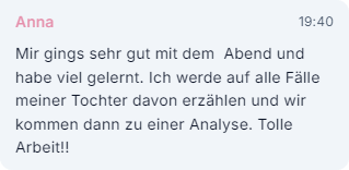 Anna Feedback