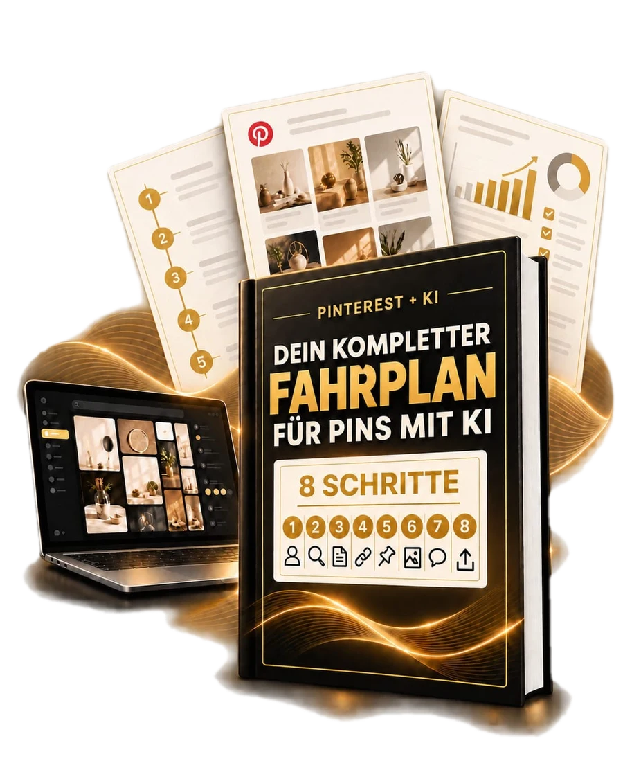 Pinterest KI Fahrplan 2026, 8 Schritte, als PDF