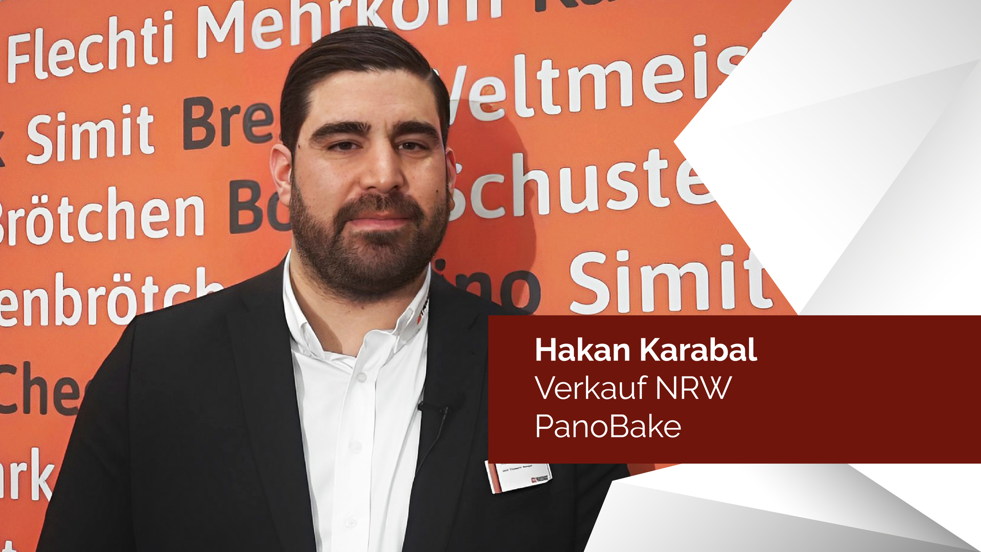 Sehr zufrieden: Hakan Karabal spricht über seinen neuen Messebauer