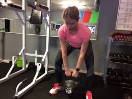 Frau beim sport