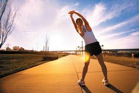 frau beim joggen