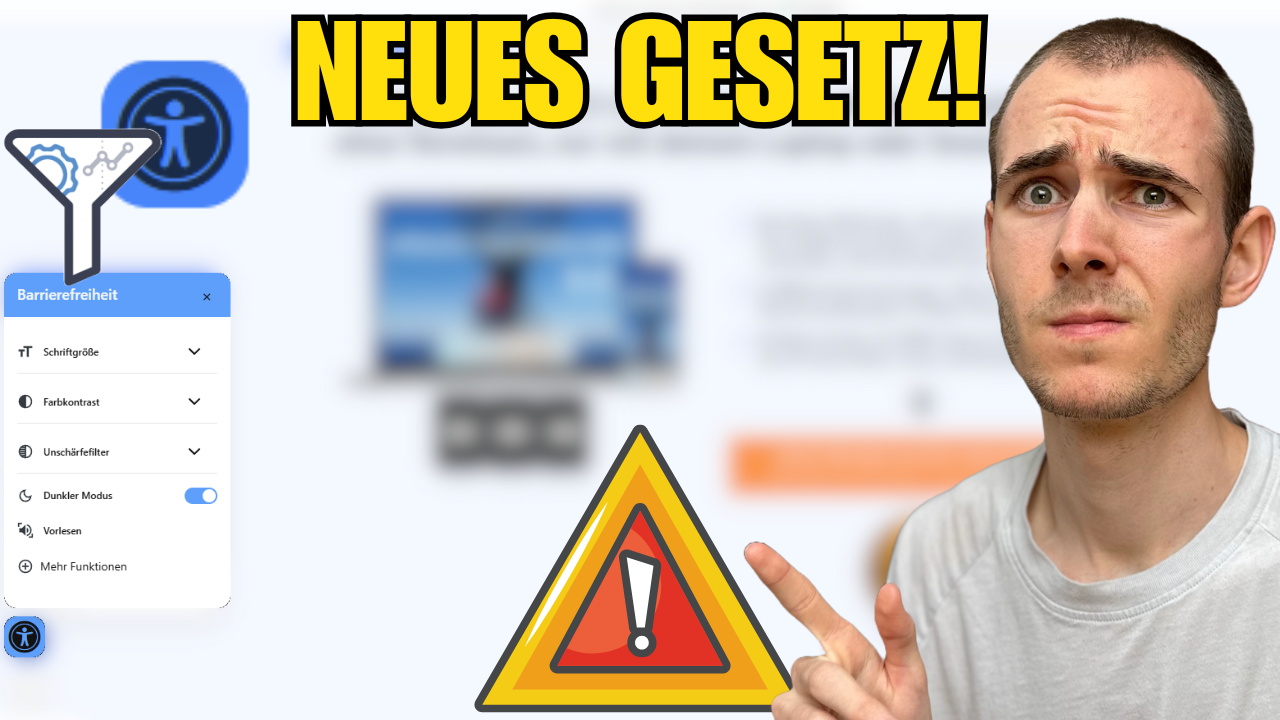 Falle Umgehen! Neues Gesetz: Barrierefreie Webseiten in 1 Min