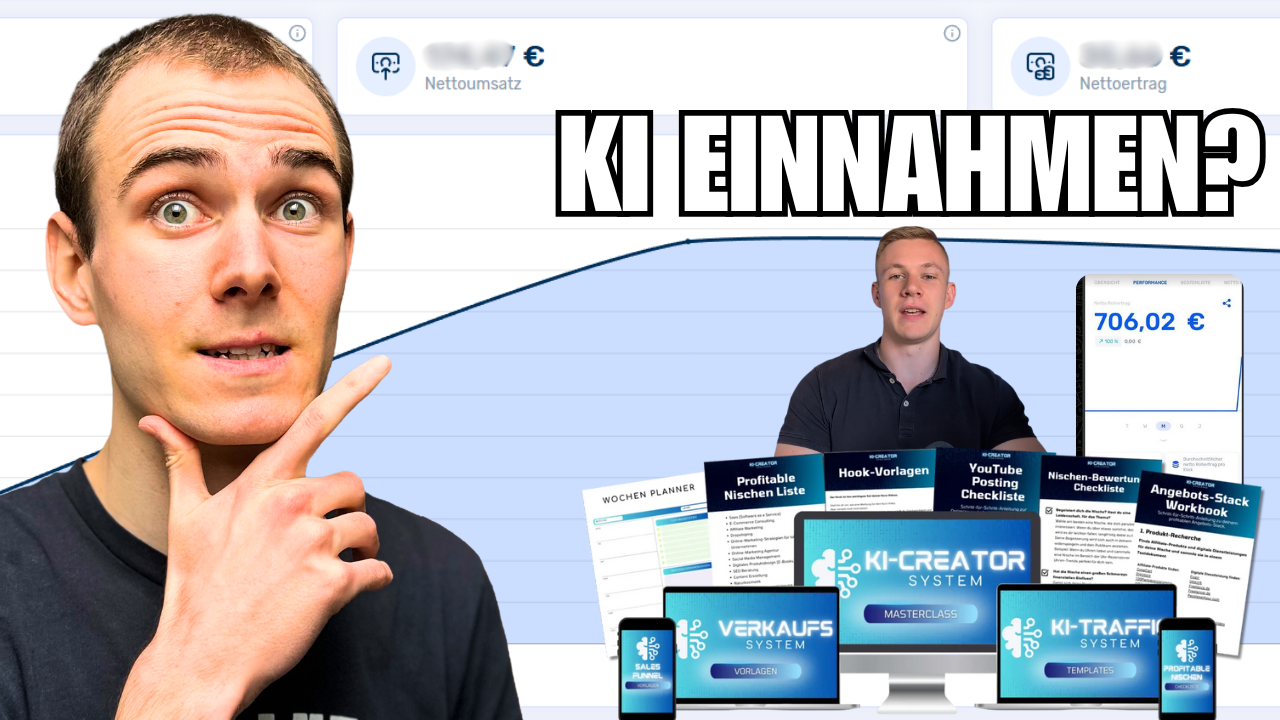 KI Creator System Erfahrungen ⭐ 10k€/Monat? Meine Einnahmen nach 3 Tagen