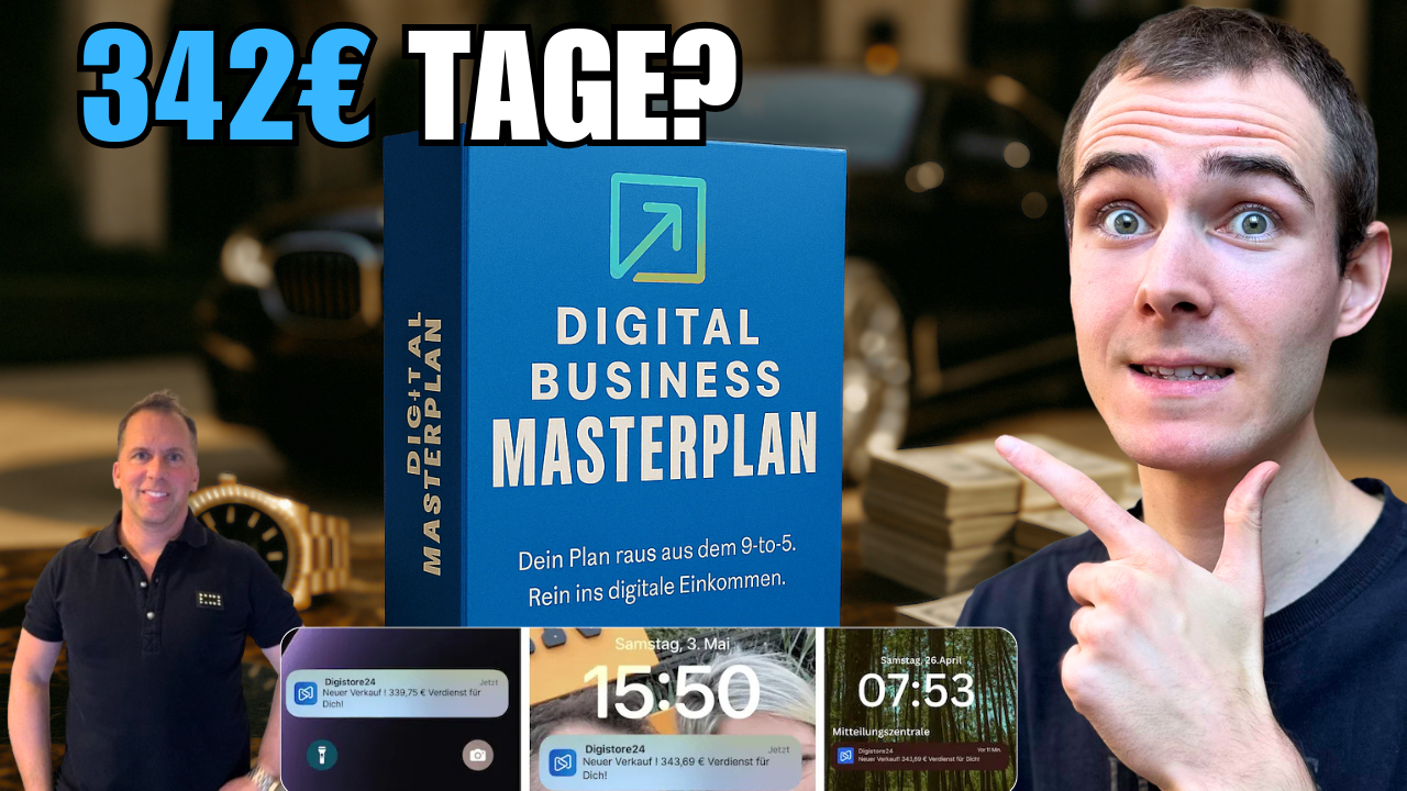 Digital Business Masterplan Erfahrungen: Bis 342€ am Tag mit 3h/Woche? Mein kompletter Test!