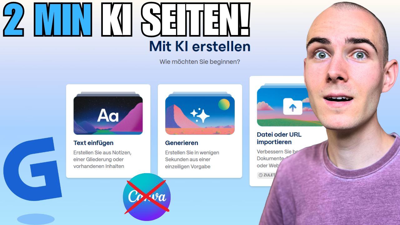 Website, PDF Freebie & Präsentation in 2 Minuten Kostenlos mit KI Erstellen: So geht's!
