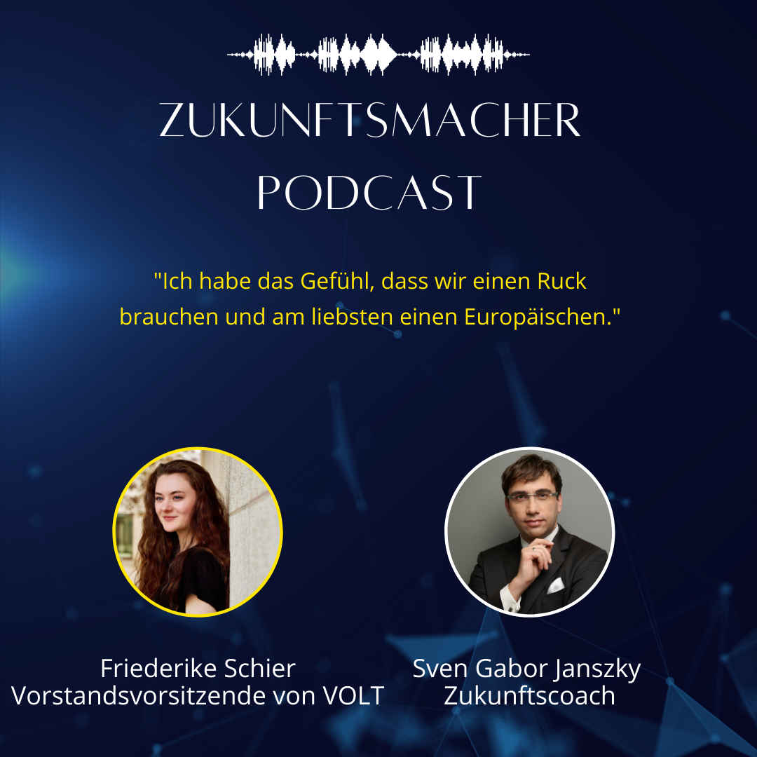 #027 Mit der VOLT Partei für ein vereintes Europa - Im Talk mit Friederike Schier
