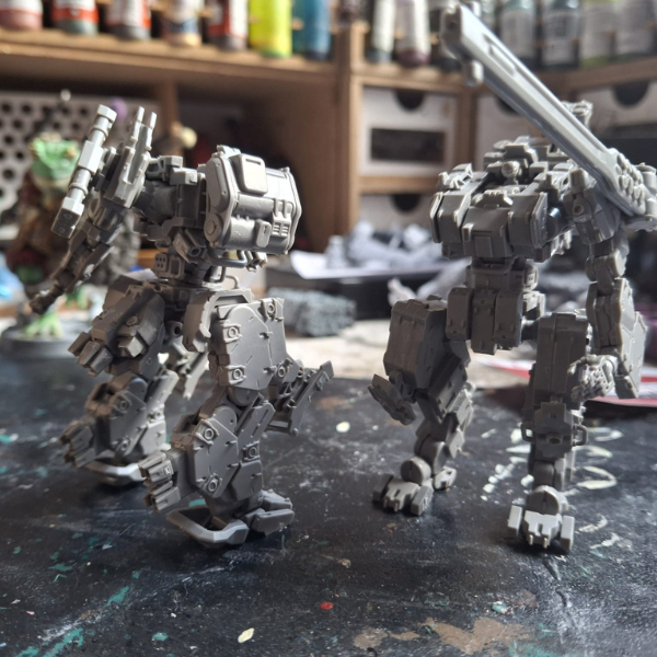 Mech-Figuren 3 D Druck