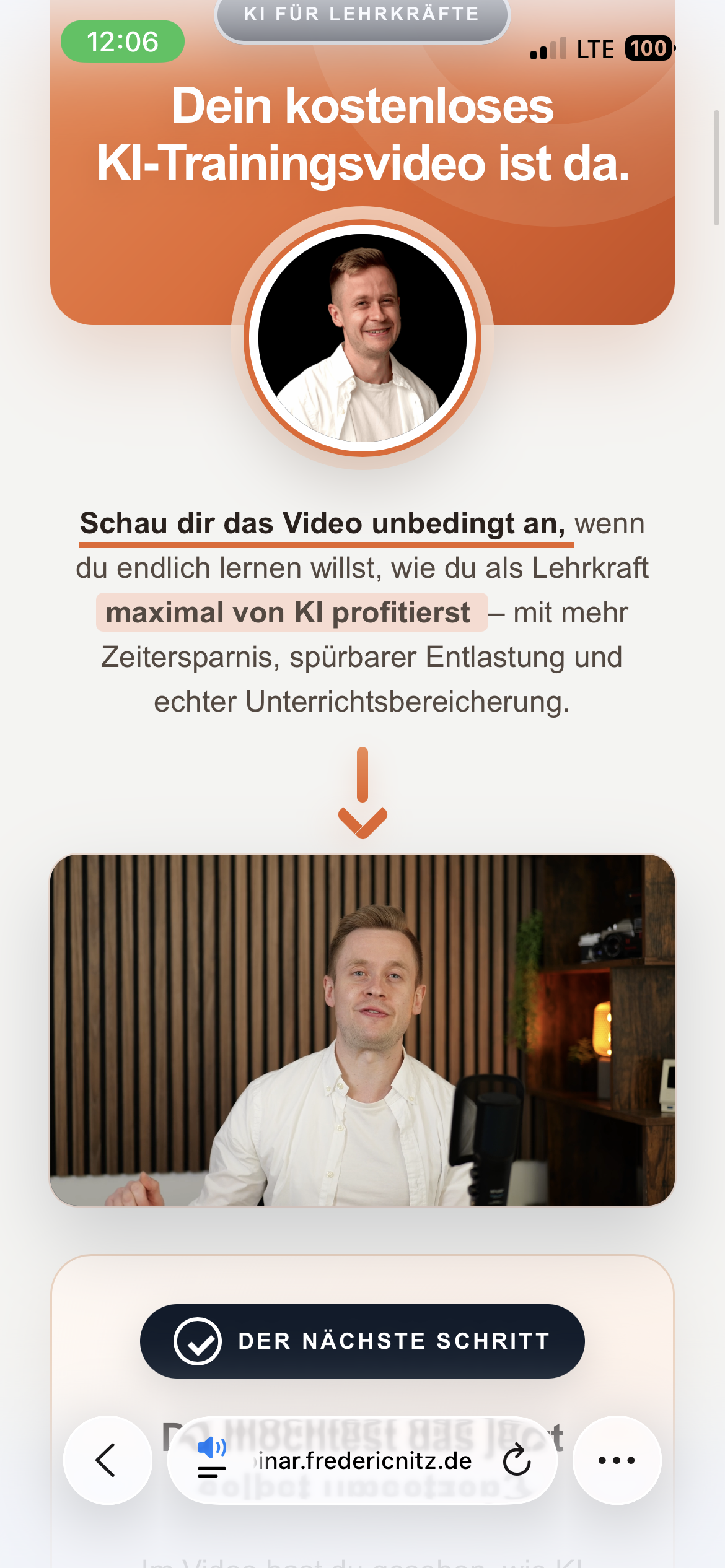 Kostenloses KI-Webinar für Lehrkräfte