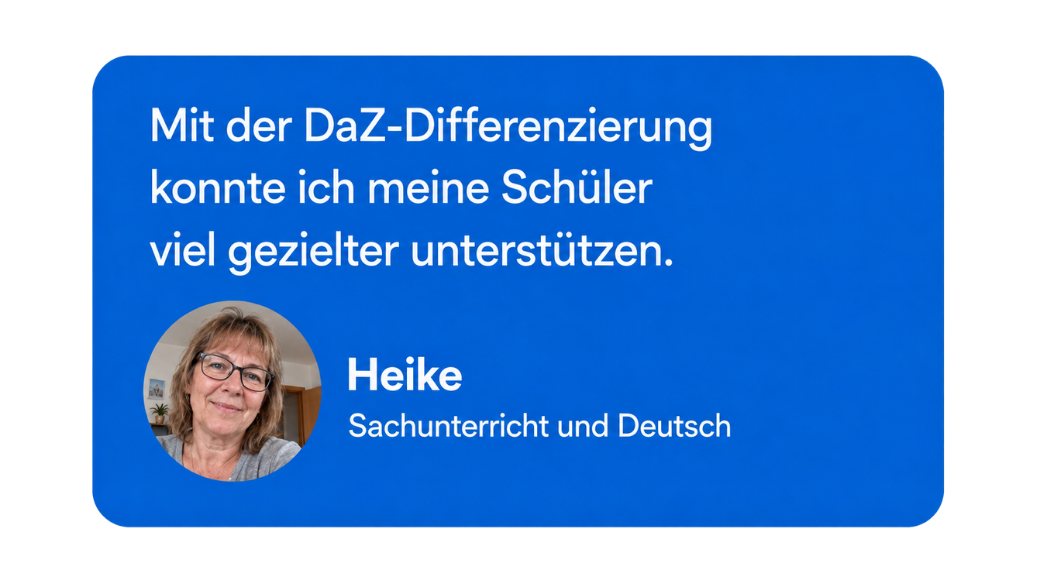 Heike über die DaZ-Differenzierung