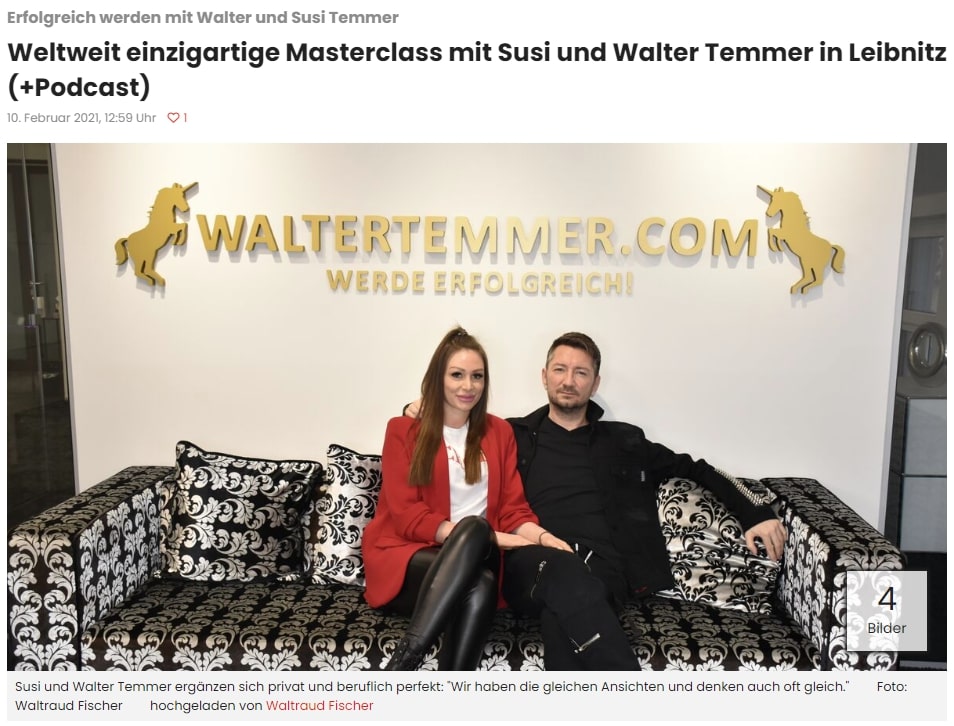 Geld verdienen mit Walter Temmer