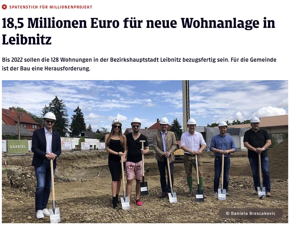 Das Millionenprojekt im Wert von 18,5 Millionen Euro in Leibnitz