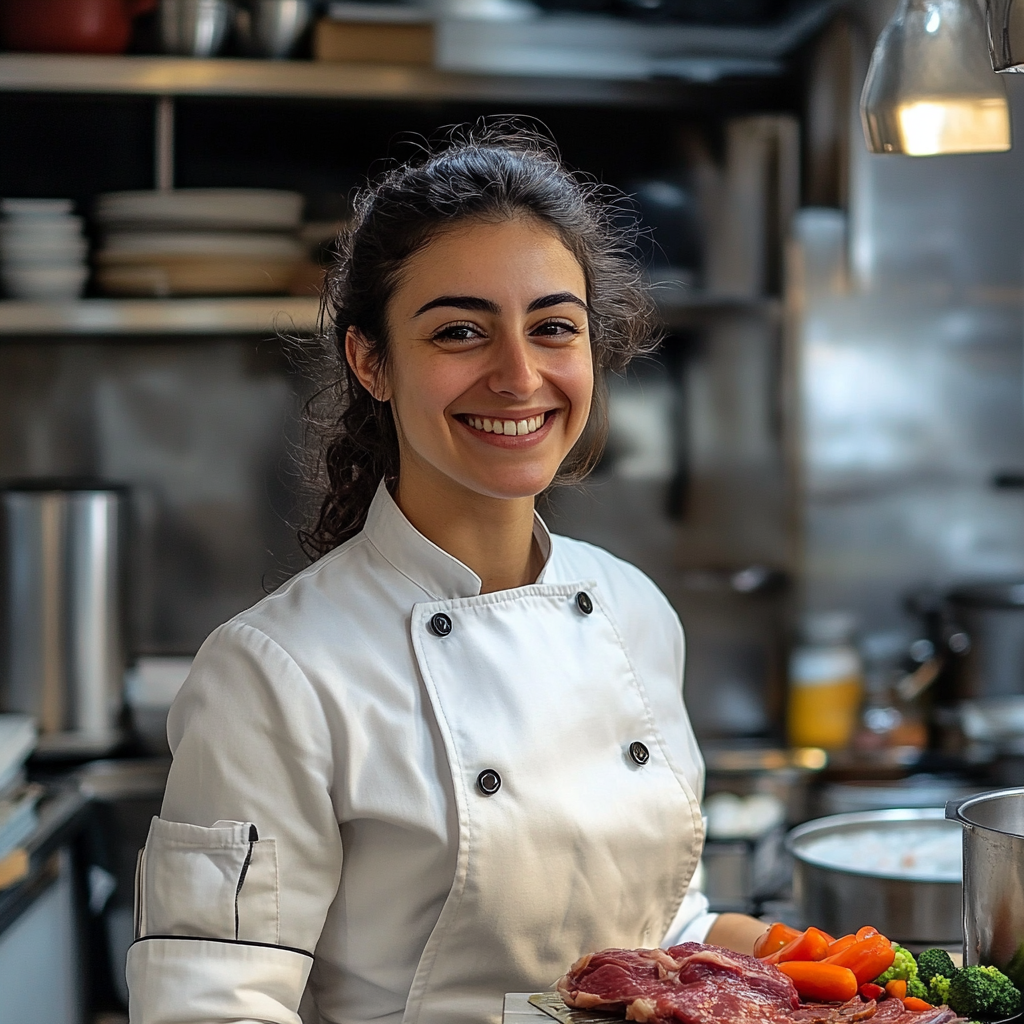 schenksianer_a_stock_photo_of_a_female_chef_at_work_smiling_i_3b095c59-89ff-467d-89fe-212677ff5b1a_3.png