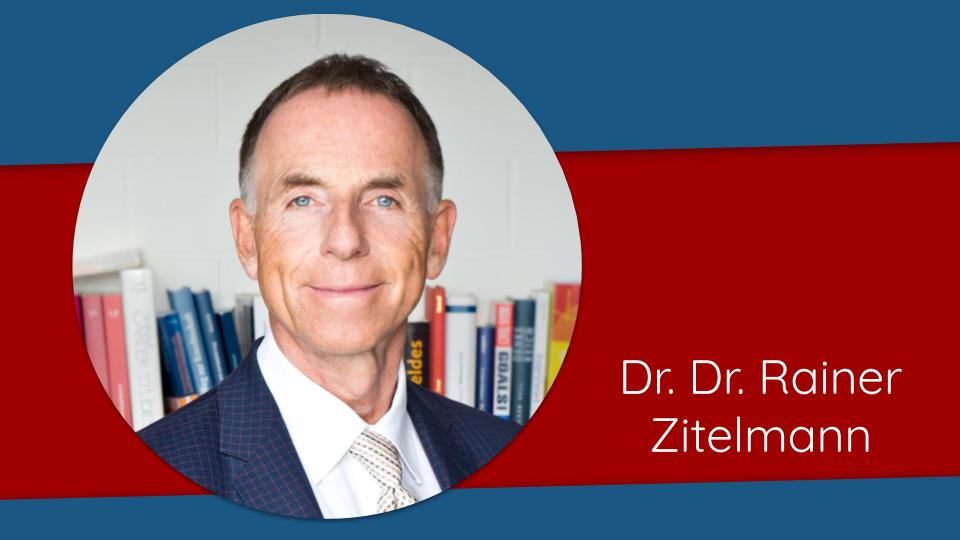 Multimillionär Dr. Dr. Rainer Zitelmann beim SPEAKERS DAY 2020