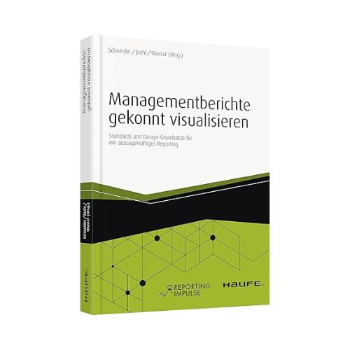 Buchcover: Managementberichte gekonnt visualisieren