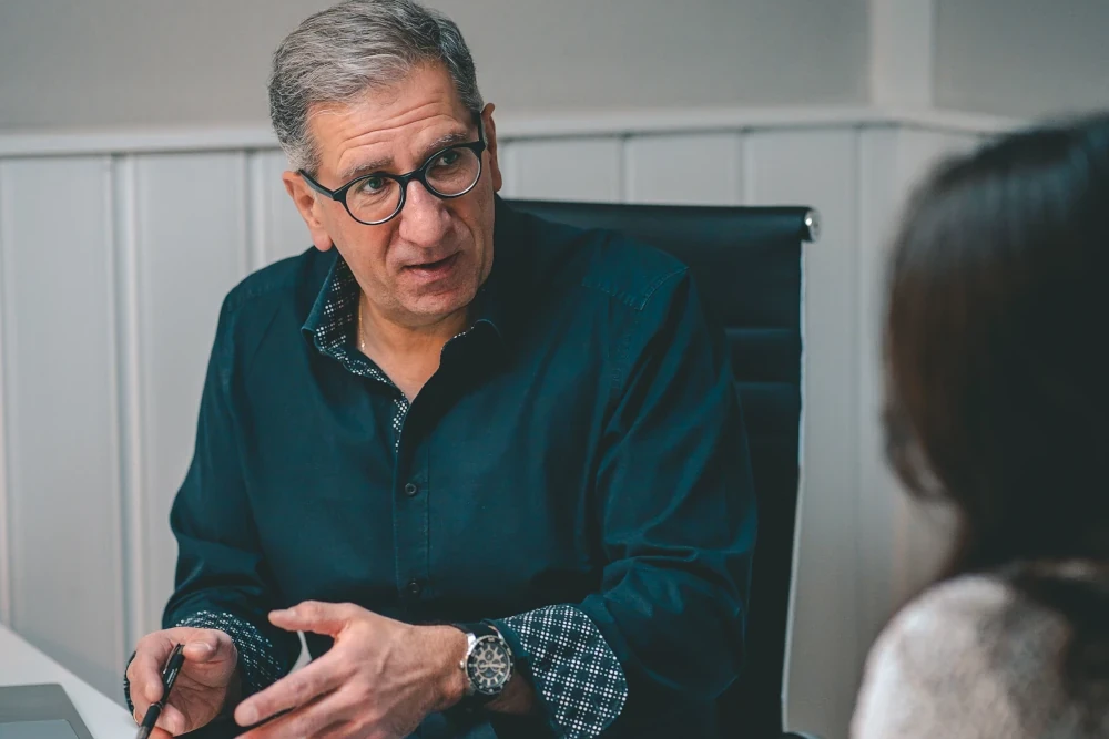 Martin Matheo Doeller beim Mentoring