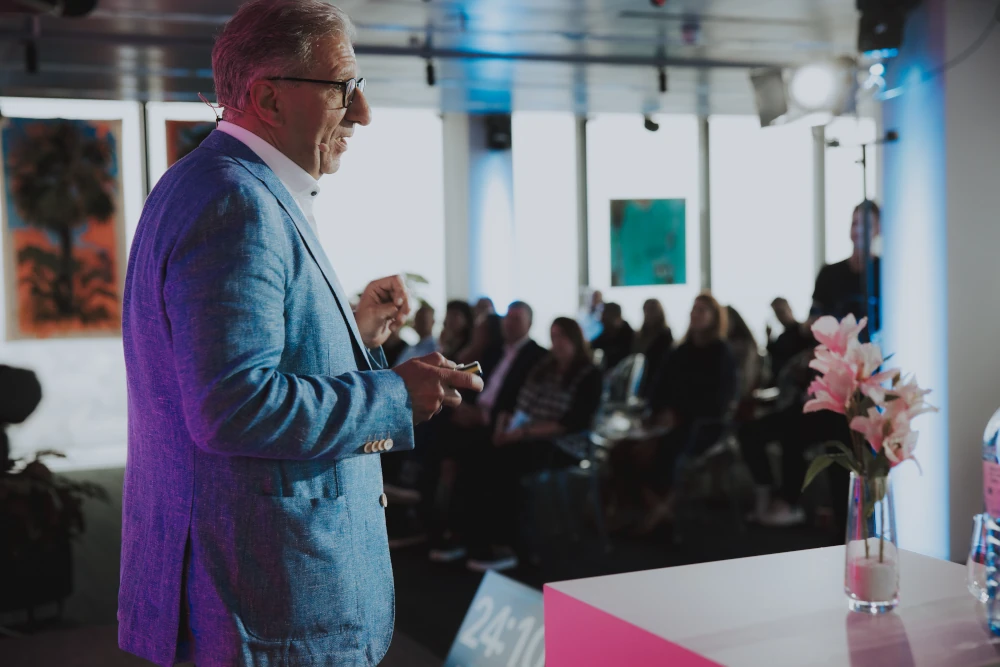 Martin Matheo Doeller beim Speaking