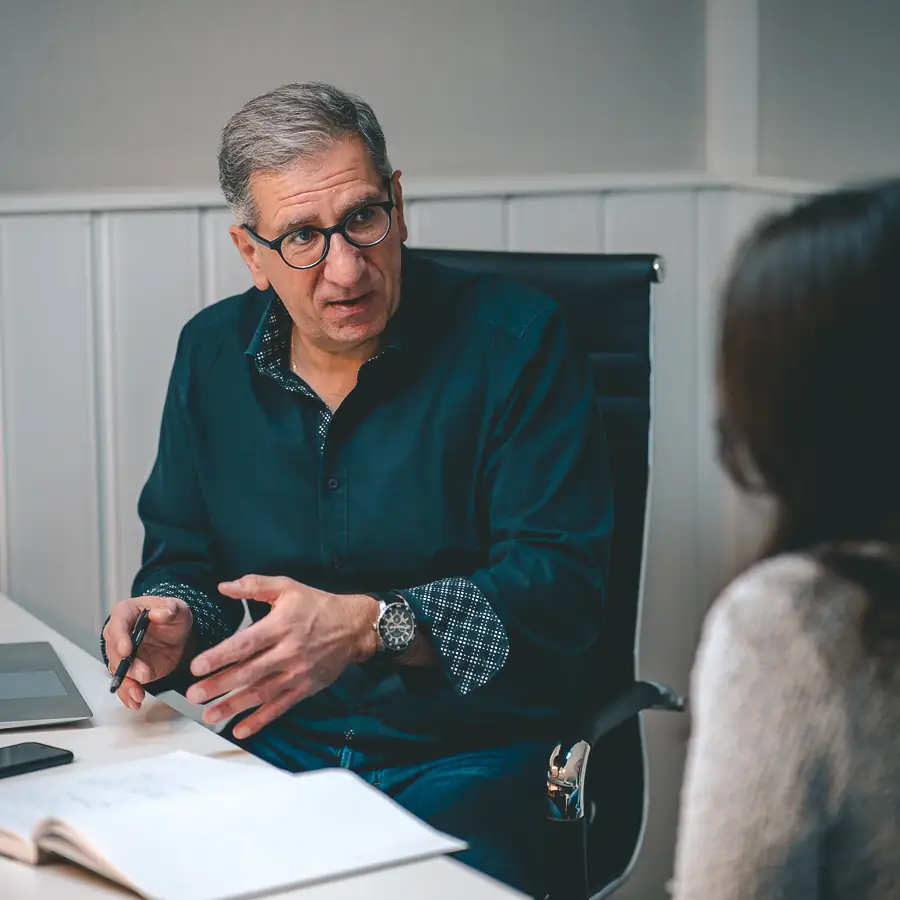 Martin Matheo Doeller beim Mentoring