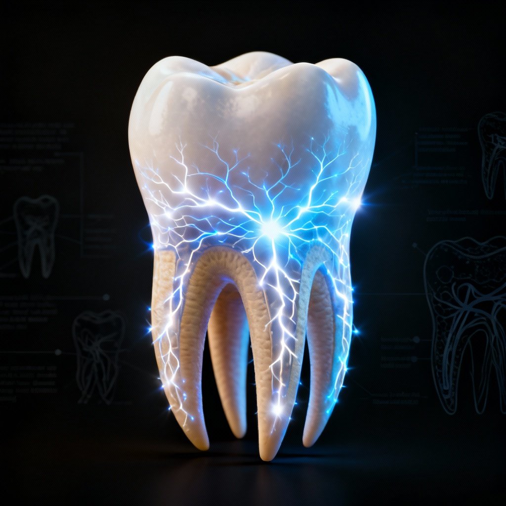 Claude Sonnet Zahn mit Blitzen an Wurzel.png