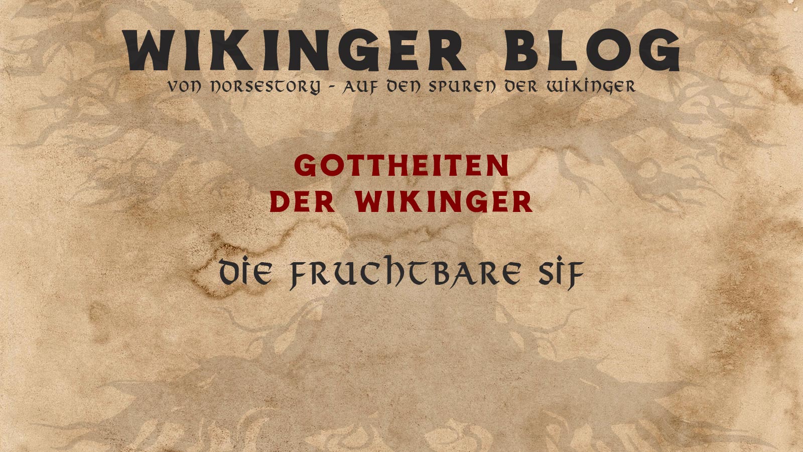 Wikinger Götter Sif