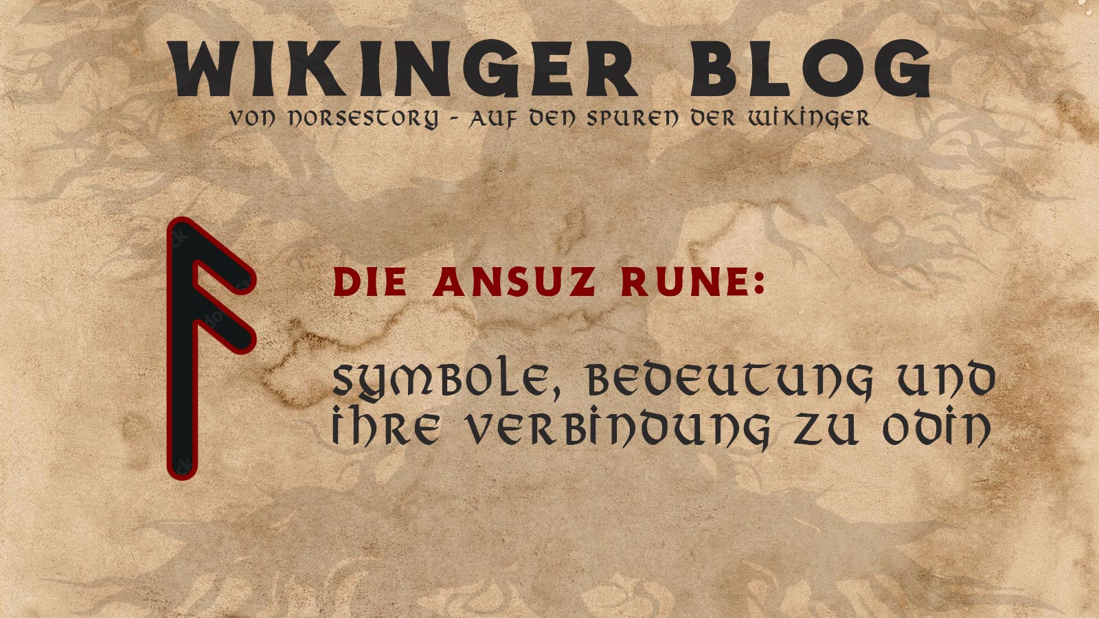 Die Wikinger Rune Ansuz