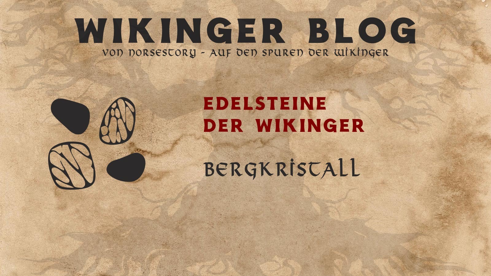 Wikinger Edelstein Bergkristall