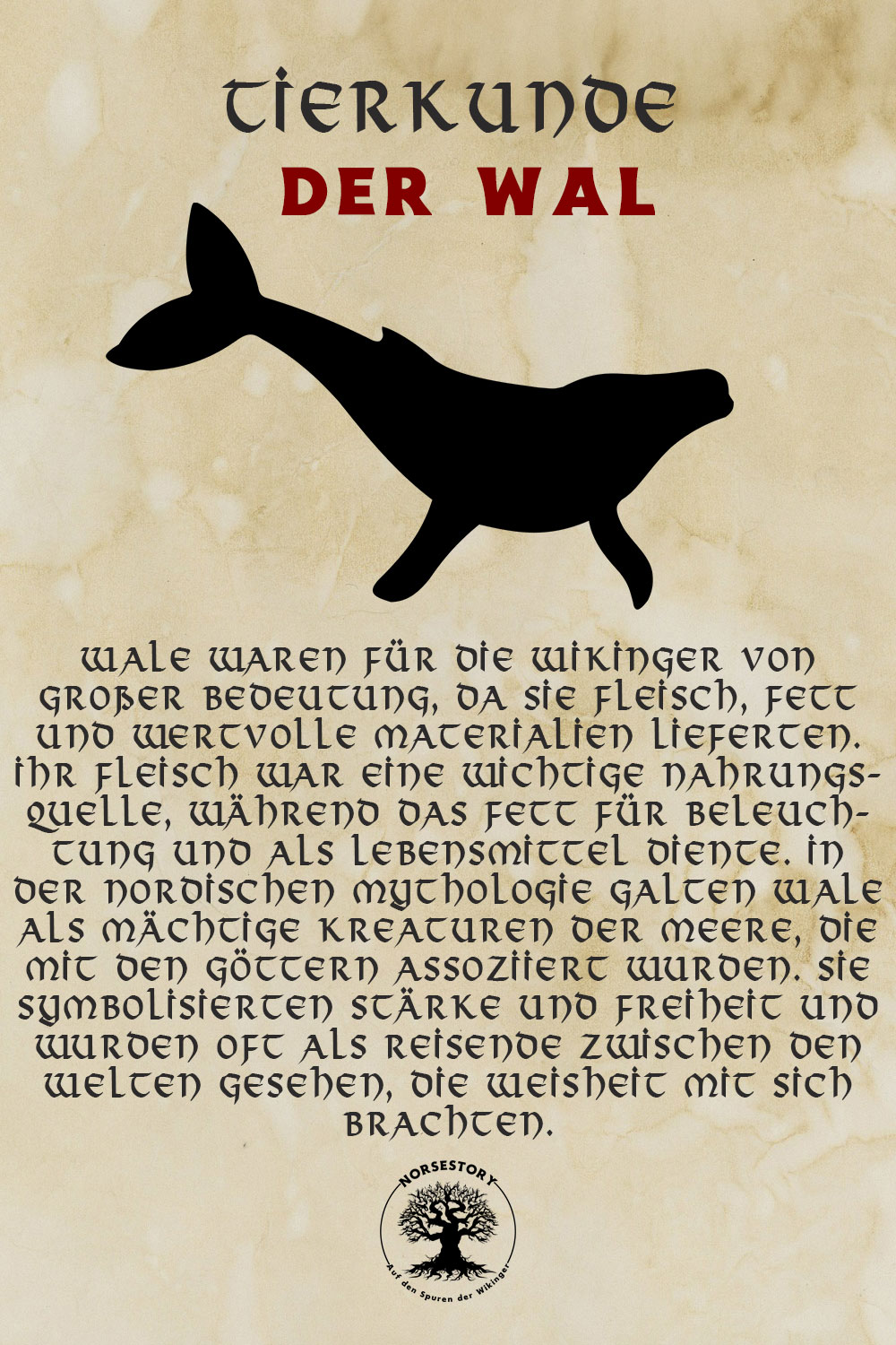 Tiere der Wikinger - Tiere aus der nordischen Mythologie: Der Wal