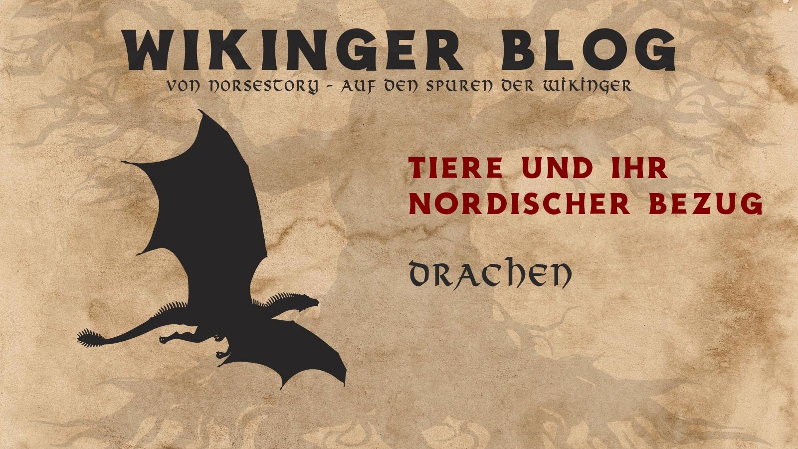 Wikinger Tiere Drachen