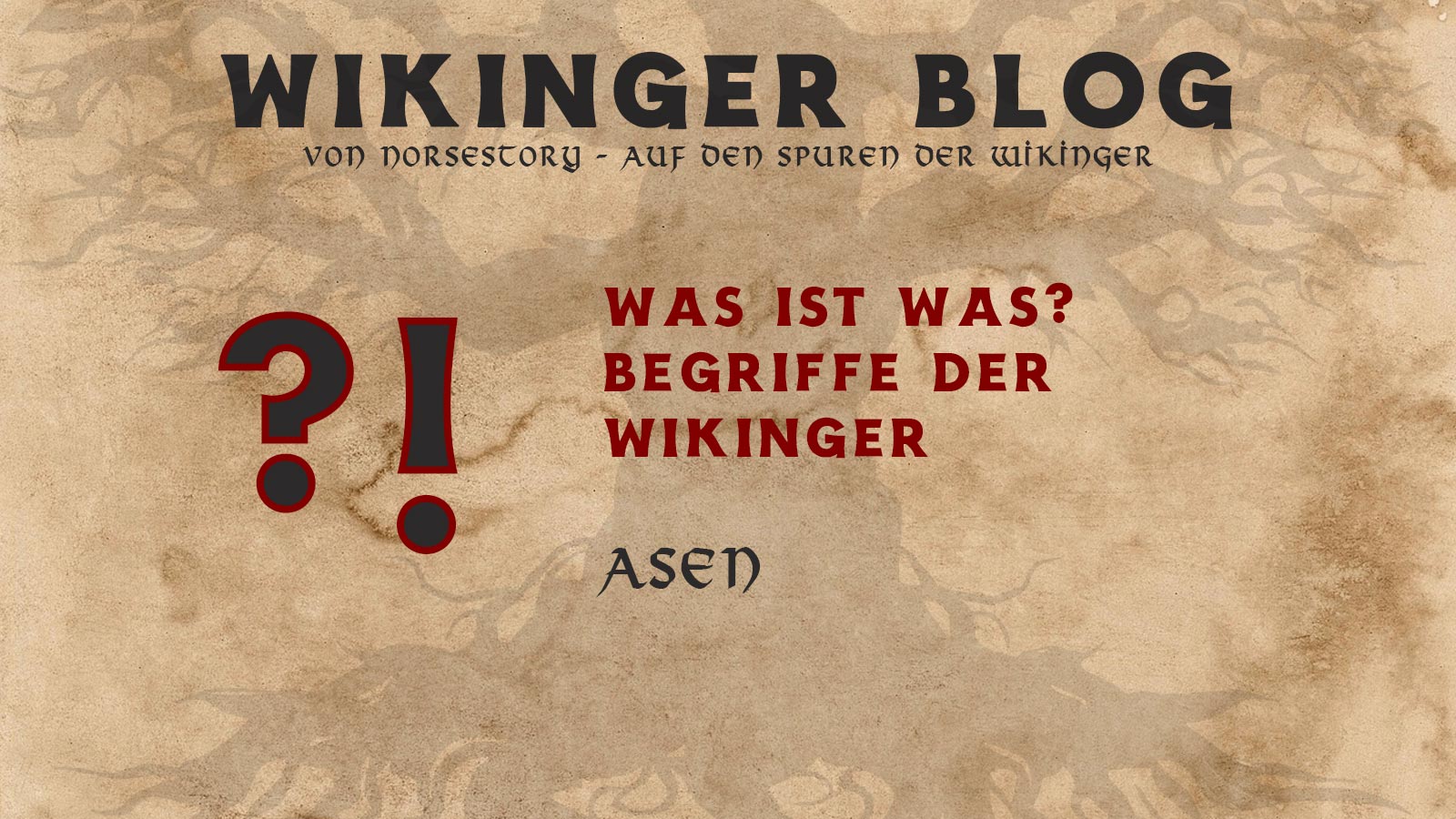 Begriffe der Wikinger: Asen