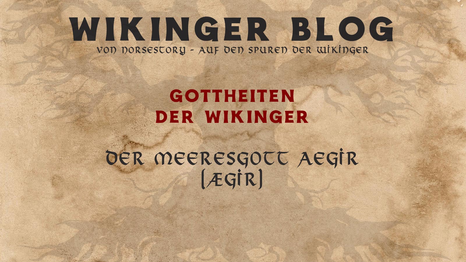 Götter der Wikinger: Ægir (Aegir)