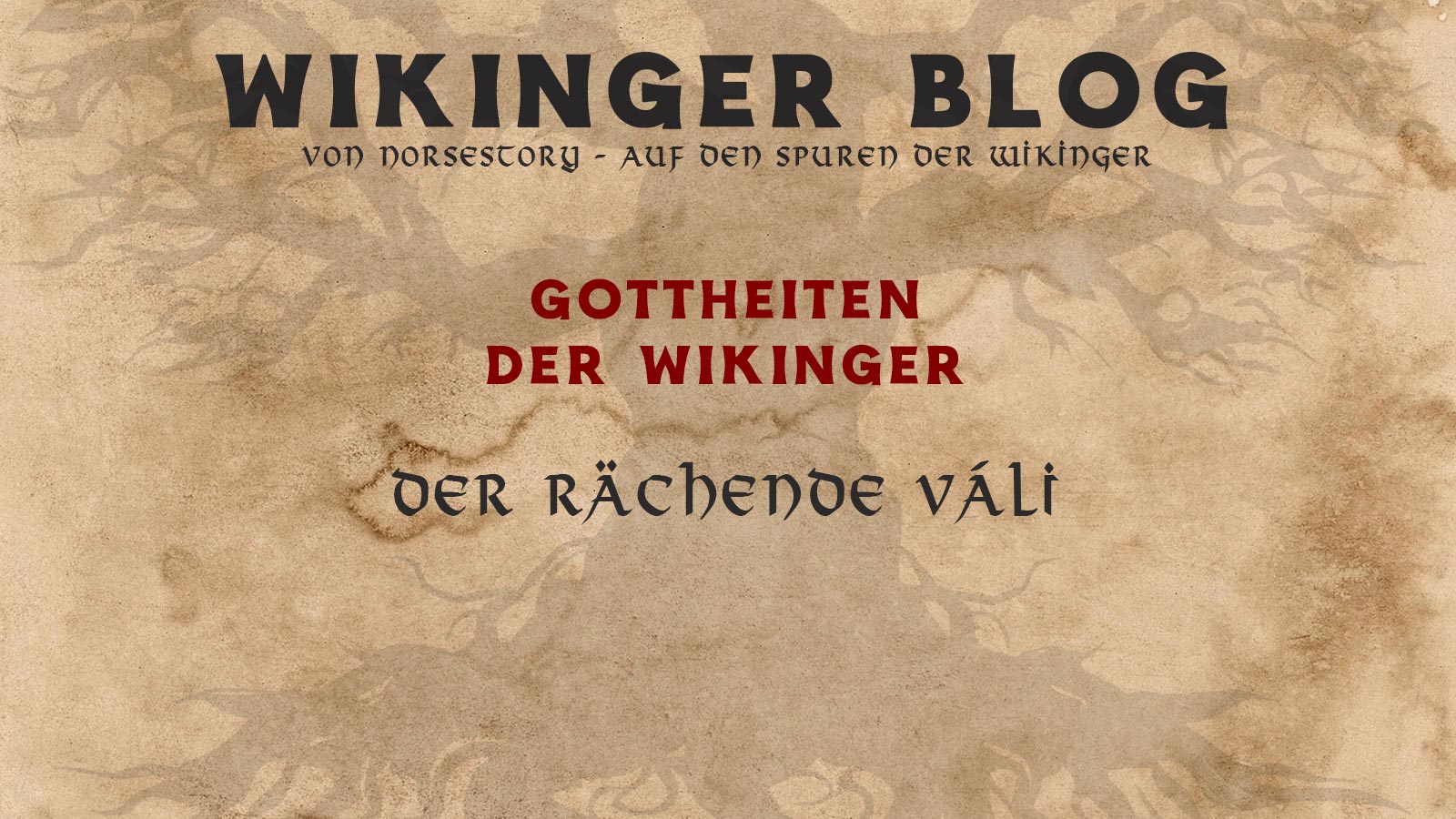 Götter der Wikinger: Váli