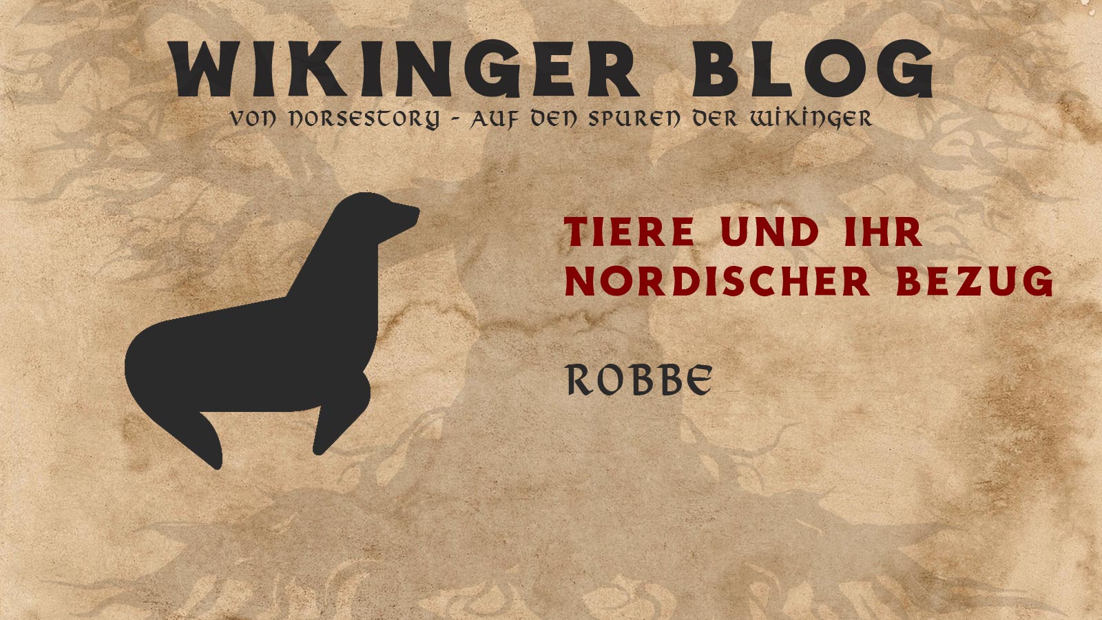 Tiere der Wikinger: Robbe