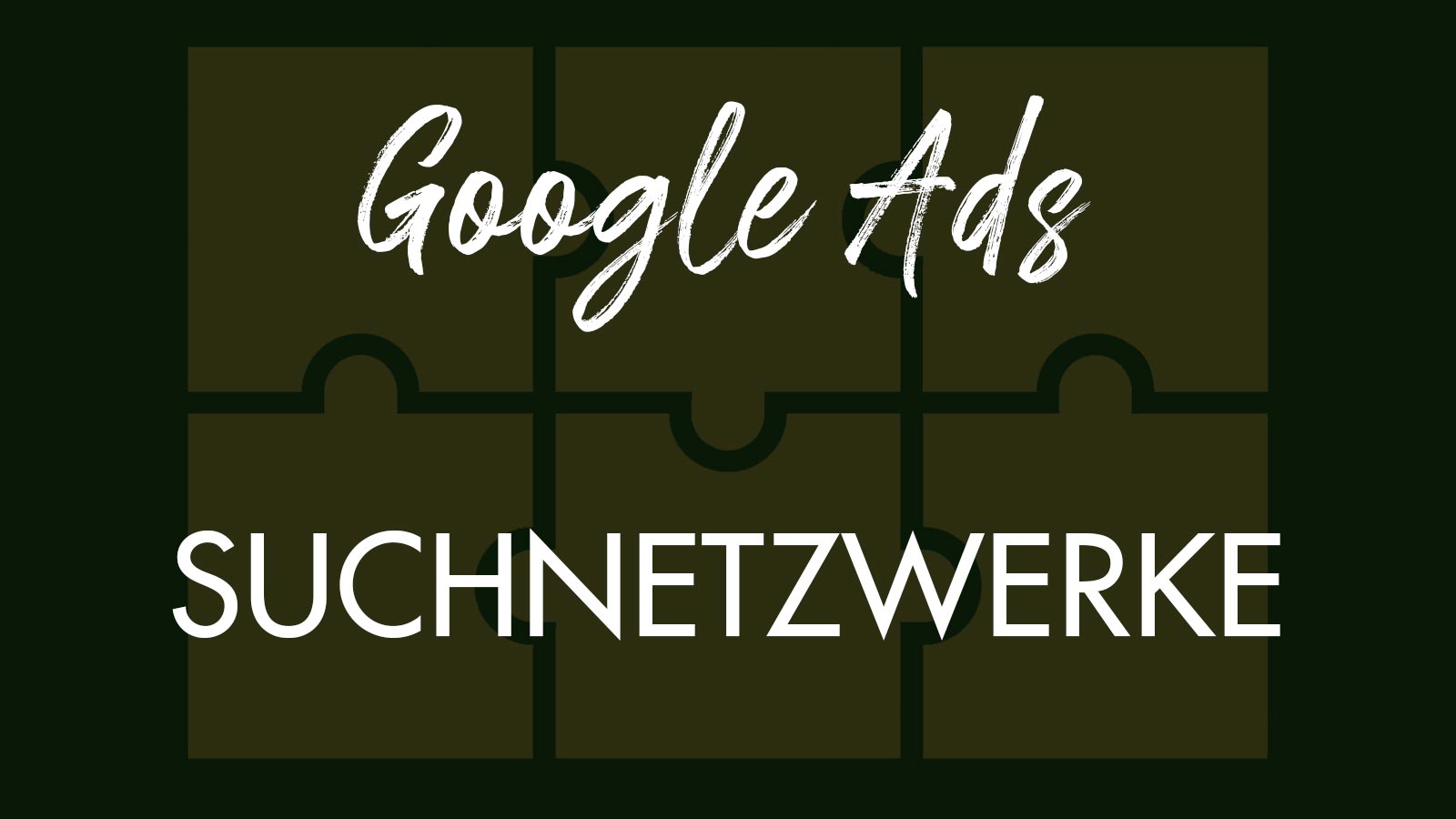 Suchnetzwerke von Google AdWords