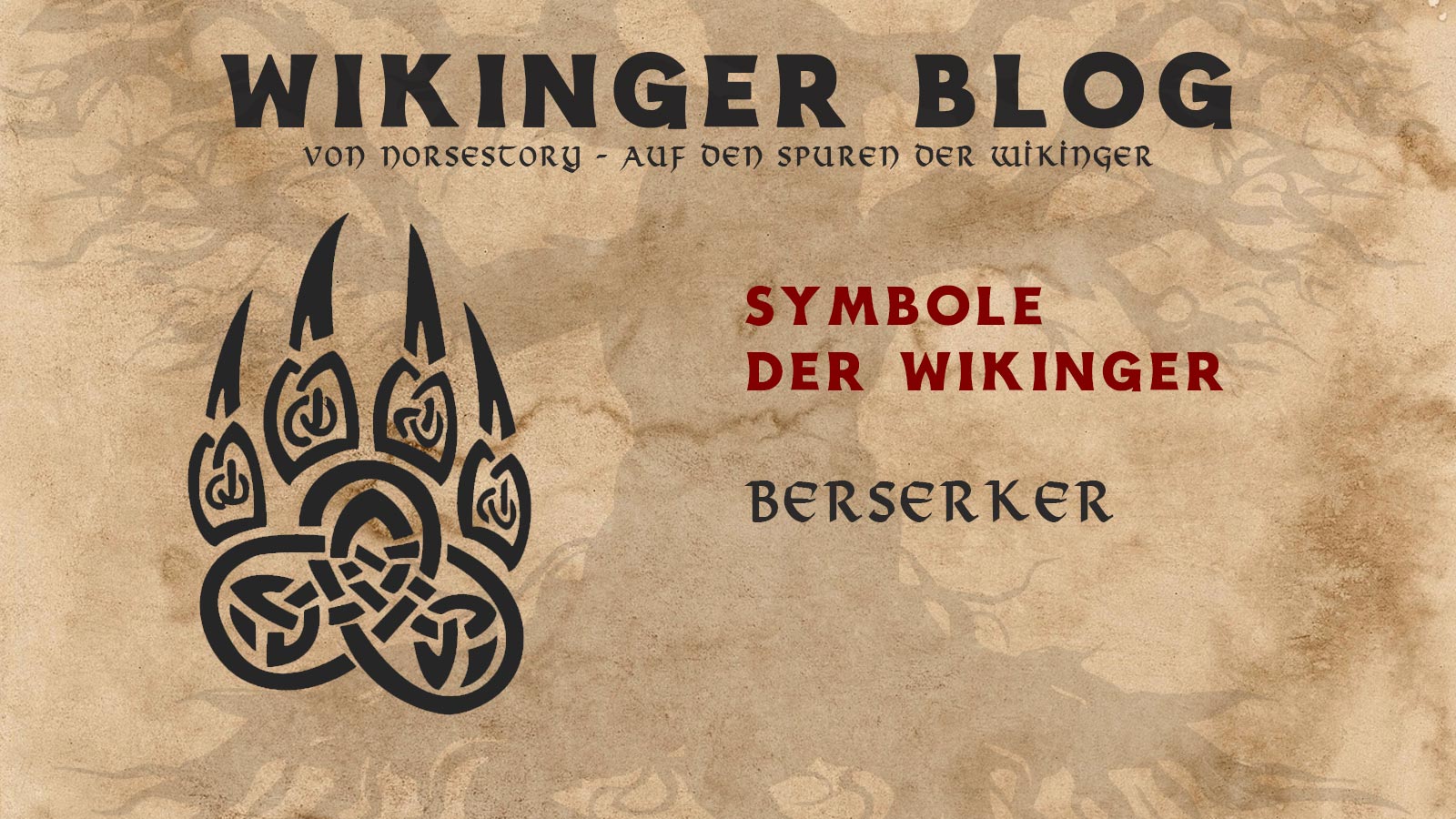 Symbole der Wikinger: Berserker