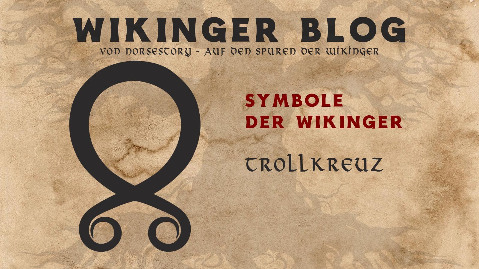 Wikinger Symbol Trollkreuz