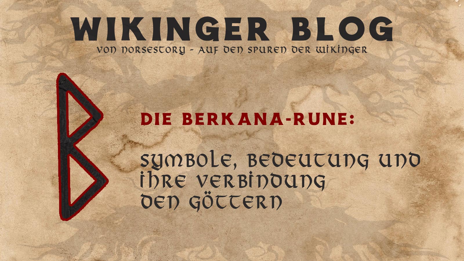 Wikinger Rune Berkana