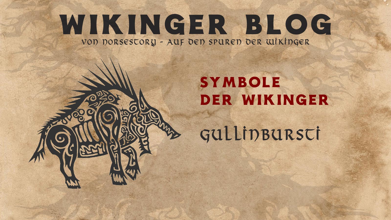 Symbole der Wikinger: Gullinbursti
