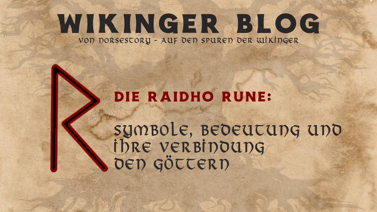 Wikinger Rune Raidho