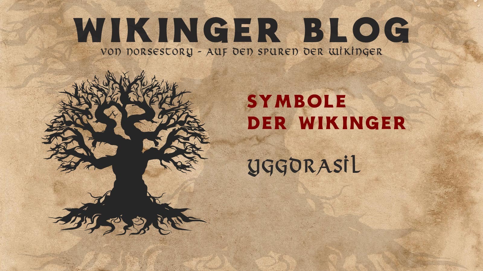 Wikinger Symbol Yggdrasil