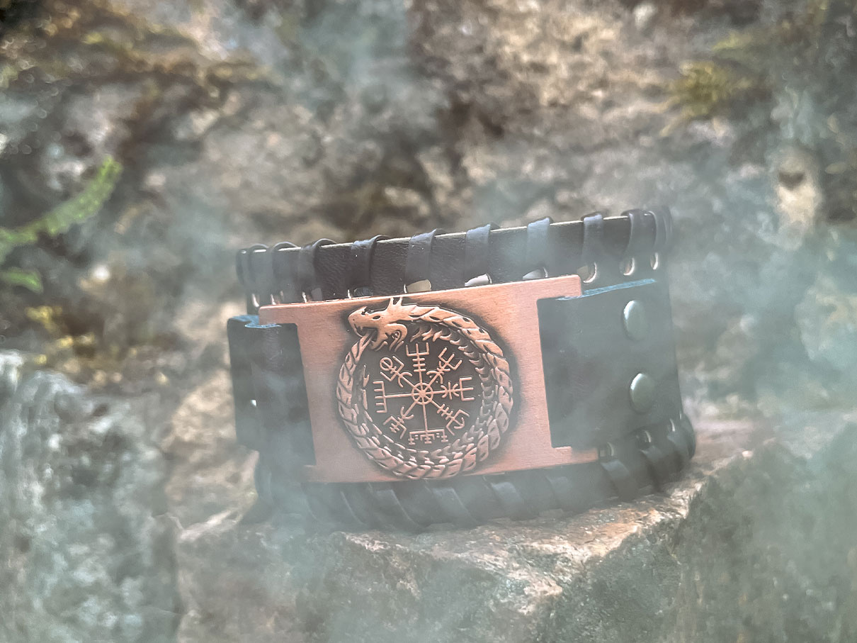 Wikinger Schmuck Armband Vegvisir