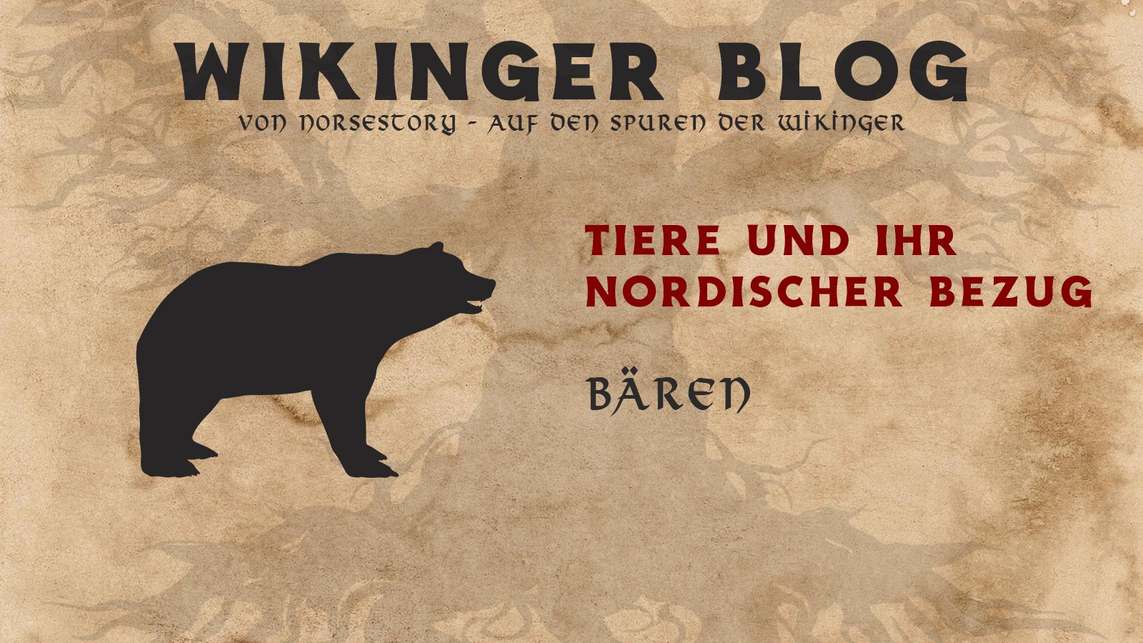 Wikinger Tiere Bär