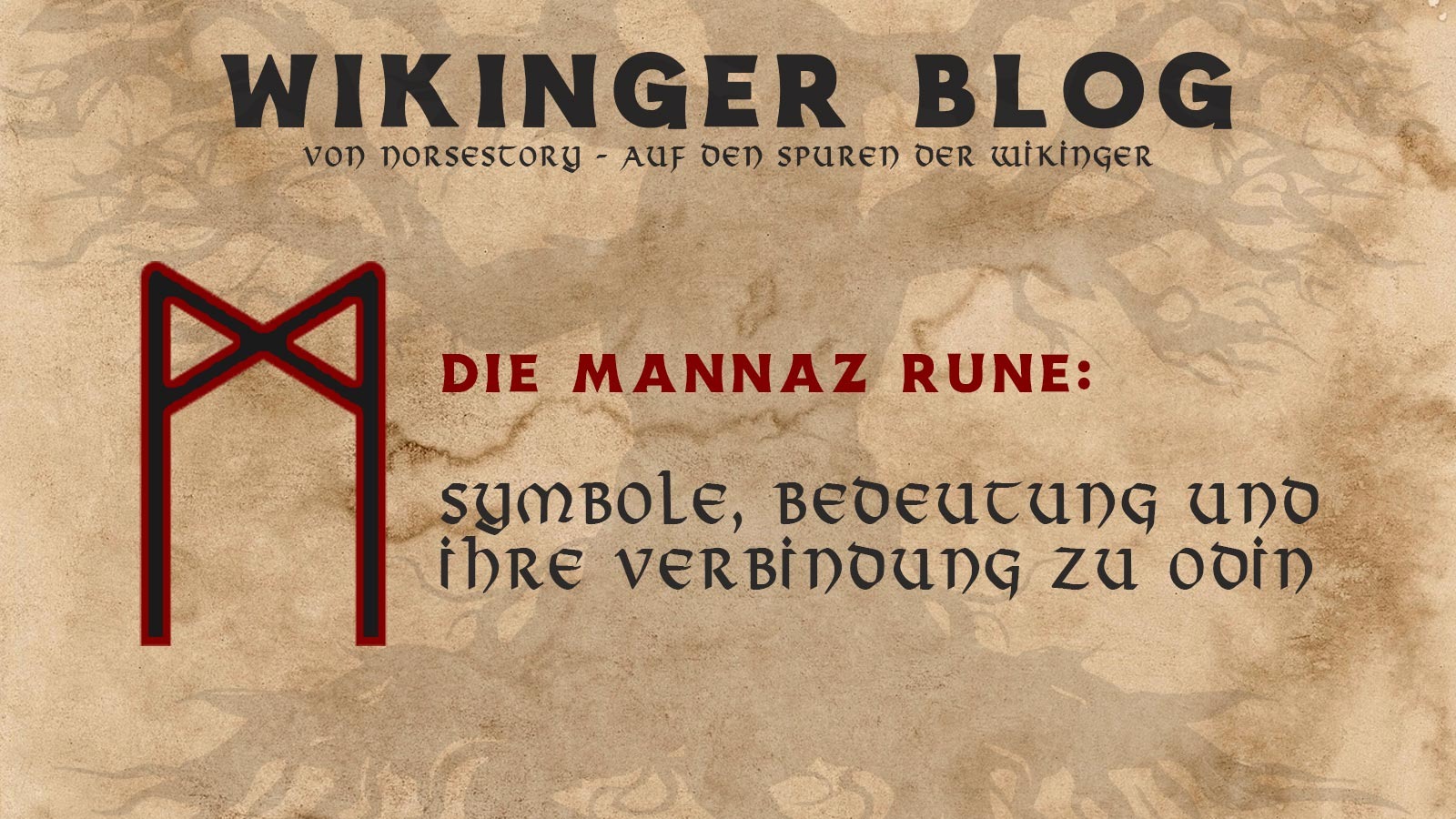 Wikinger Rune Mannaz