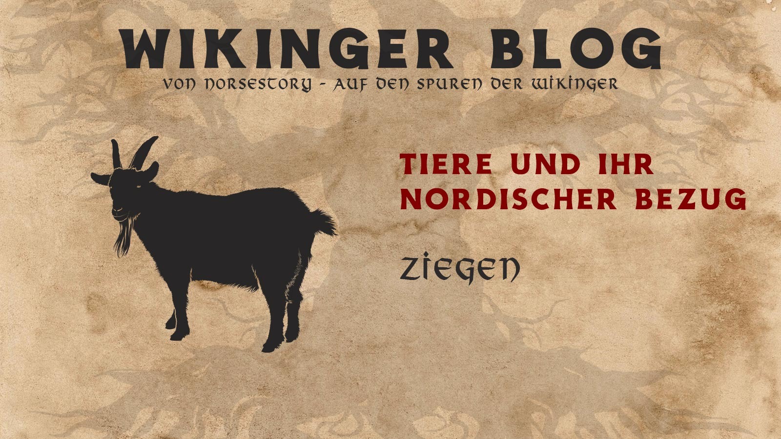 Wikinger Tiere Ziegen