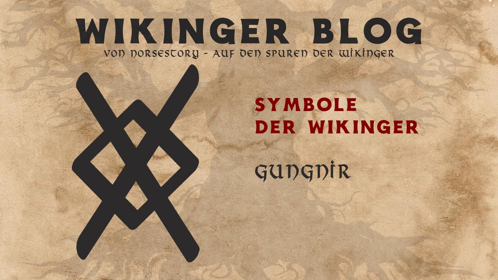 Wikinger Symbol Gungnir