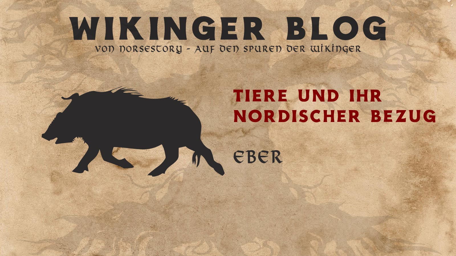 Wikinger Tiere Eber