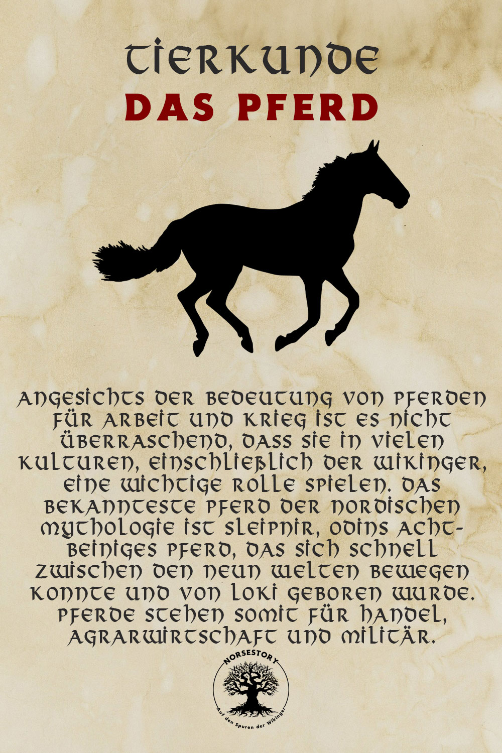 Tiere der Wikinger - Tiere aus der nordischen Mythologie: Das Pferd