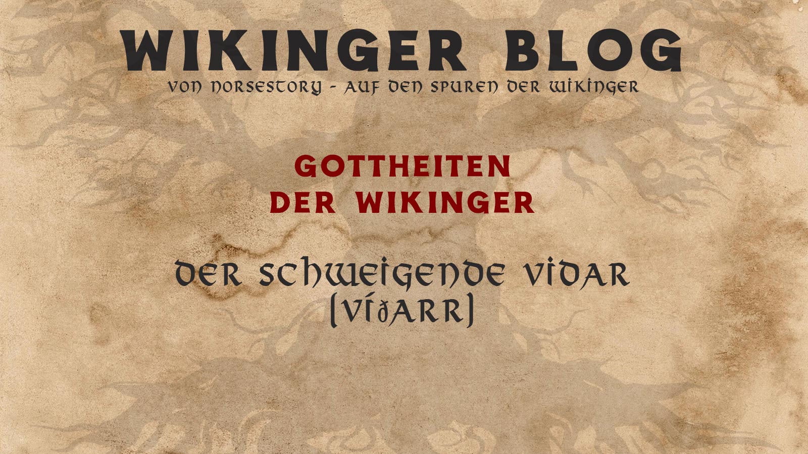 Götter der Wikinger: Víðarr (Vidar)