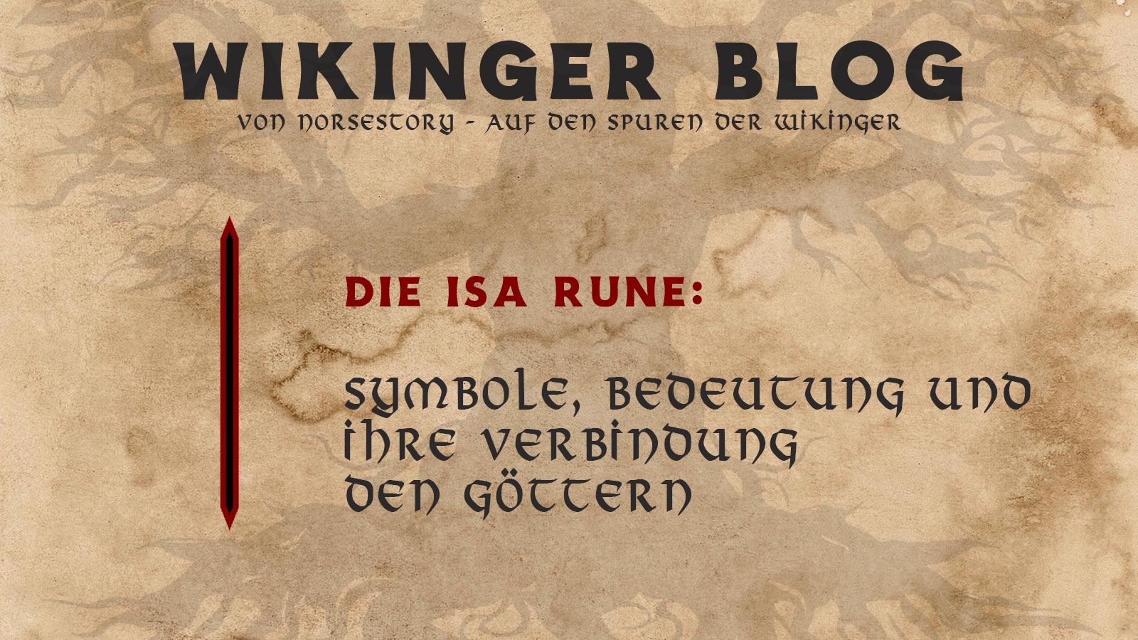 Runen der Wikinger: Isa-Rune