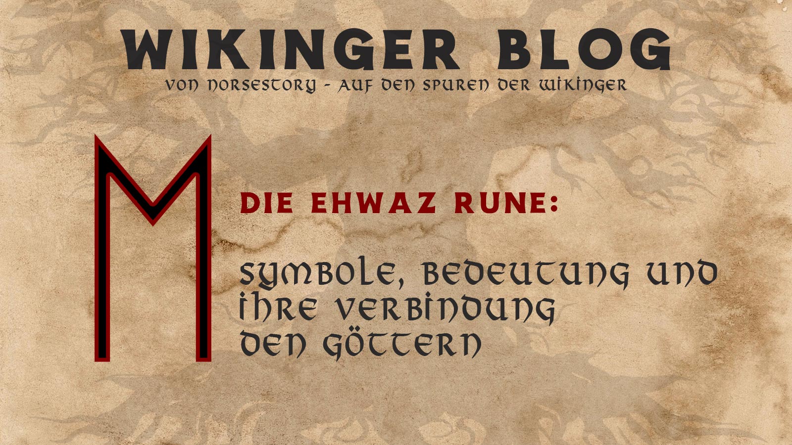 Wikinger Rune Ehwaz