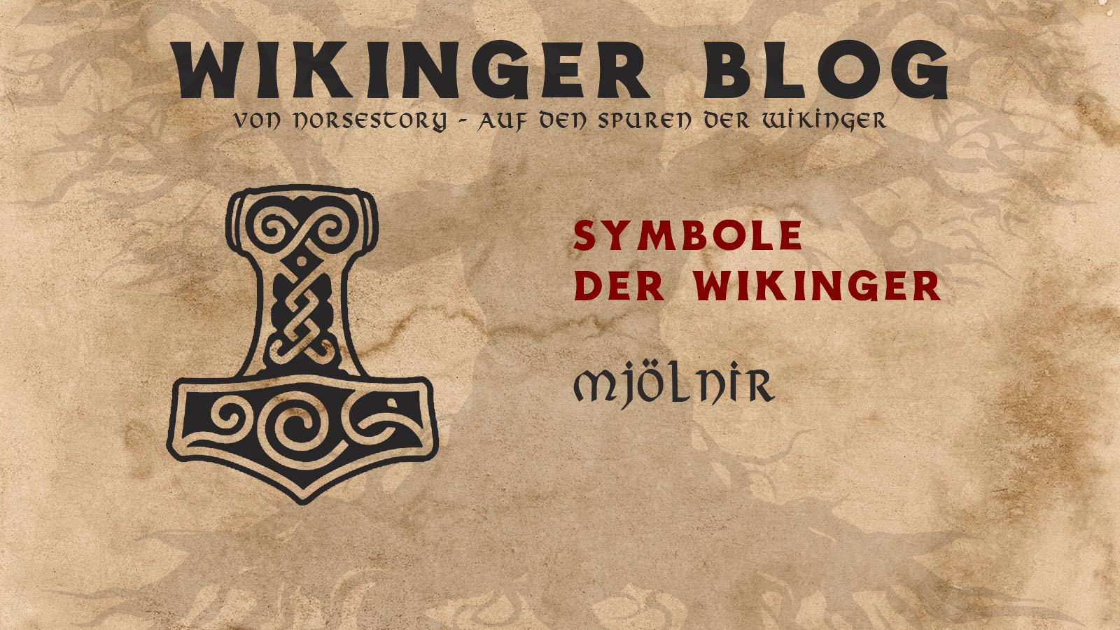 Wikinger Symbole Mjölnir