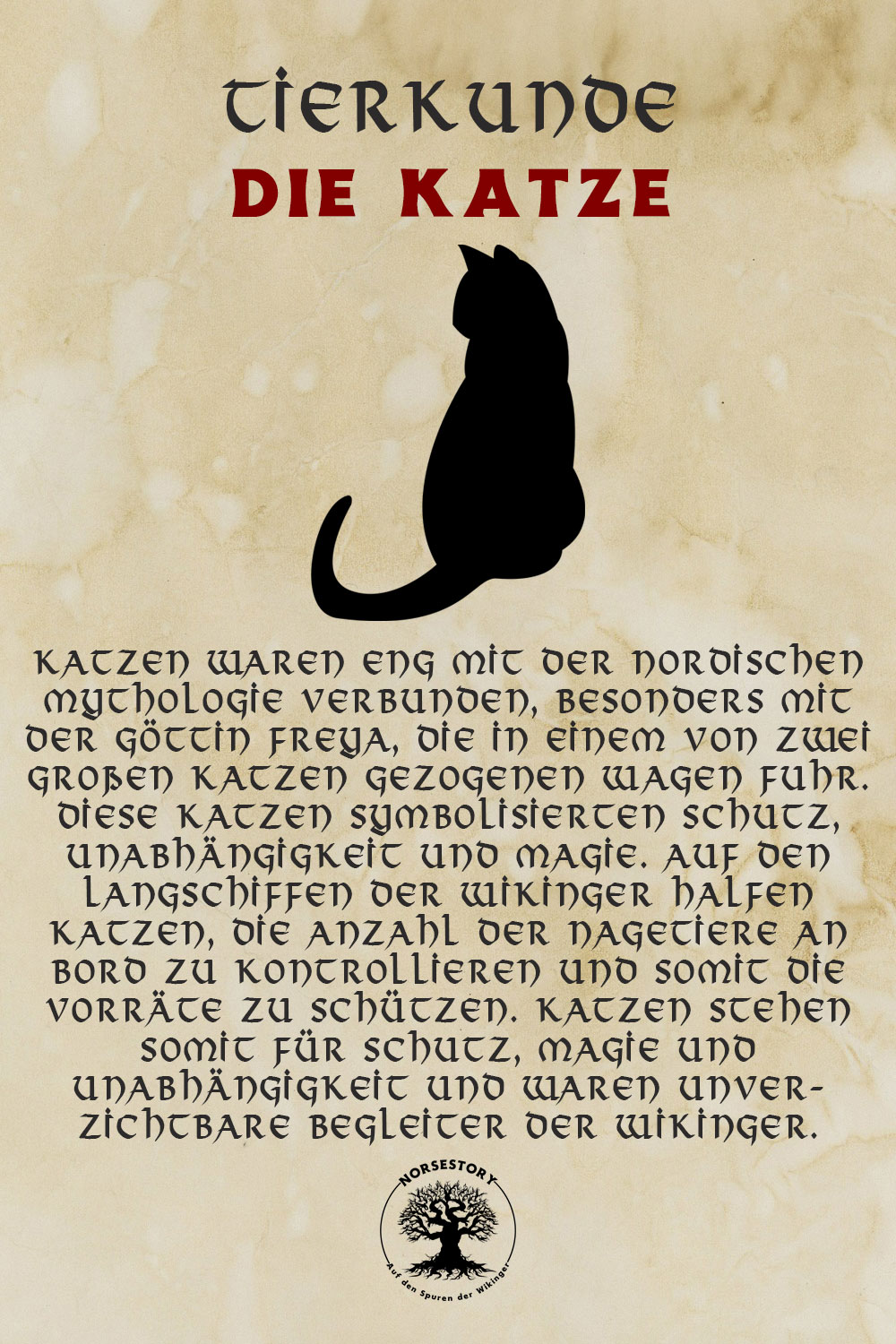 Tiere der Wikinger - Tiere aus der nordischen Mythologie: Die Katze